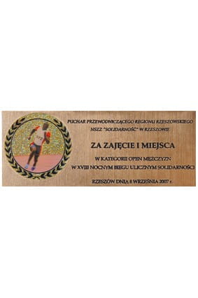 Tabliczka na statuetkę