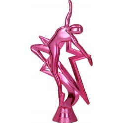 Figurka tancerka kolor różowy F272 Rozmiar 16,5cm