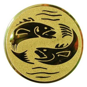 Emblemat aluminiowy A56 wędkarstwo Rozmiar 50 mm 