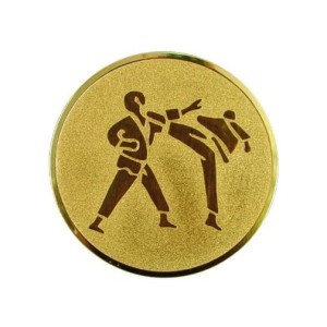Emblemat aluminiowy A60 karate Rozmiar 25 mm 