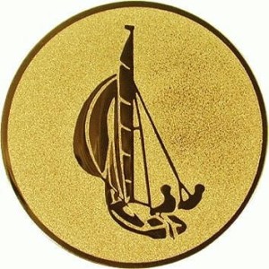 Emblemat aluminiowy A16 żeglarstwo Rozmiar 25 mm 