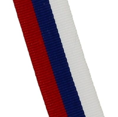 Wstążka V3-W/BL/R do Q - medals