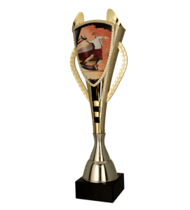 Złoty Puchar Sportowy do Piłki Ręcznej – Eleganckie Trofeum