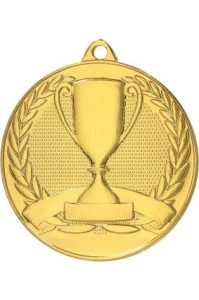 Złoty Medal Sportowy Premium 'Sukces' - Wybierz Wstążkę i Grawer! Idealny na Zawody, Turnieje, Konkursy i Uznanie Zasług. Uniwersalny Wzór.