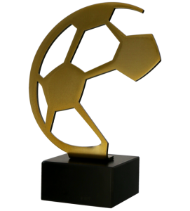 STATUA PIŁKARSKA METAL PRESTIGE −TANI ZWYCIĘZCA
