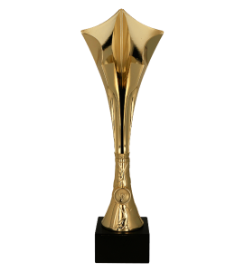 Złoty Puchar Sportowy 8370/G - Elegancki Puchar Biznesowy