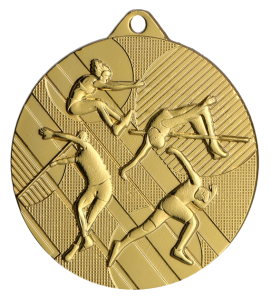 Złoty Medal Lekkoatletyczny – Twój Symbol Zwycięstwa! 50mm