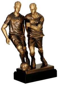 MISTRZOWSKA STATUETKA Piłkarz Odlew Premium - PucharySklep.PL