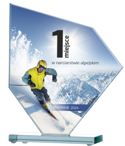 Statuetka Szklana  – Grawerowanie Tekstu i Grafiki | Elegancka Alternatywa dla Pucharu