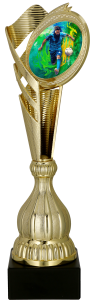 Puchar piłka nożna plastikowy 7249/SOC-4 Statuetka piłkarska, Puchar dla Najlepszego Zawodnika
