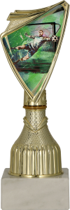 Puchar bramkarski plastikowy 9297/SOC3 Statuetka bramkarza, Puchar bramkarski