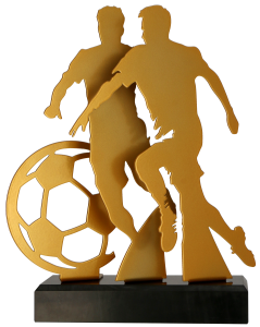 Statua Piłkarska METAL Prestige – Tani Zwycięzca