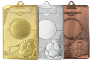 Zwycięski Medal Piłkarski "Mistrzowska Chwała" - Premium - Personalizowany Grawer - Idealny na Turnieje, Ligi i Nagrody Indywidualne