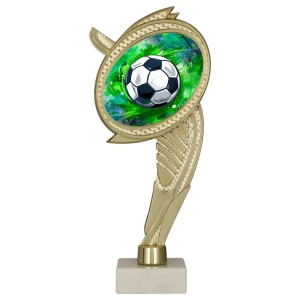 Złota Statuetka Piłkarska 22cm – Trofeum z Grawerem dla Króla Strzelców i Zawodnika