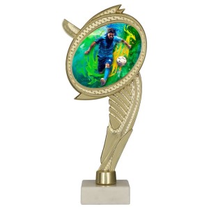 Puchar Piłkarski "Złoty Strzał" 22cm – Statuetka z Grawerem dla Mistrzów