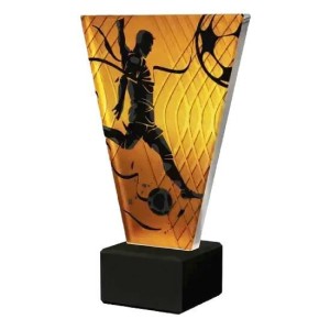 Szklana Statuetka Piłka Nożna - Nagroda dla Króla Strzelców VL1/SOC1 Rozmiar A  