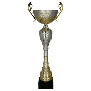 Puchar Metalowy Złoto-Srebrny z Uszami – Prestiżowe Trofeum