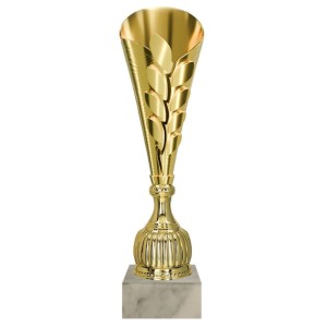 Puchar Sportowy – Lekki Kielich z Plastiku na Ciężkiej Podstawie z Marmuru