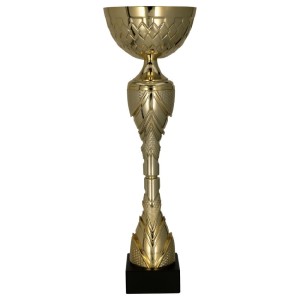 Puchar Metalowy Złoty na Marmurowej Podstawie – Ekskluzywne Trofeum Premium