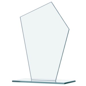 trofeum Szklane 21 cm – Ekskluzywne Trofeum z Nadrukiem UV i Personalizacją