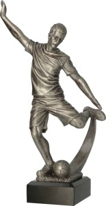 ODLEWANA STATUETKA Piłka Nożna Złoty Detal | Trofeum Pucharowe