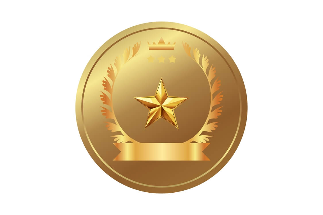 medal złoty na jubileusz